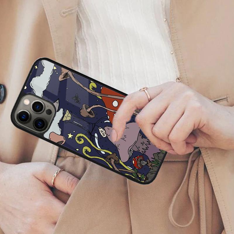 

Mushroom Aesthetic Magnetic Phone Case For APPLE iPhone 17 Air 16 14 13 12 Pro Max 15 Plus Wireless Charge With MagSafe Cover iPhone 13mini