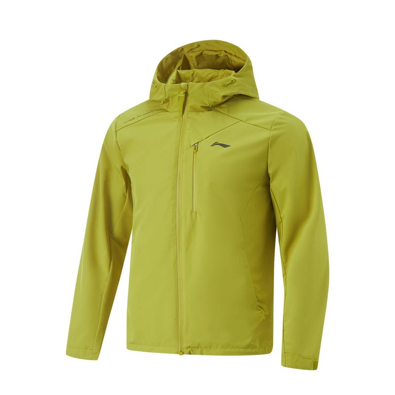 Li-Ning Comfortable Casual Minimalist Three-In-One Hooded Warm Down Jacket Men Jackets Green AWBU063-5