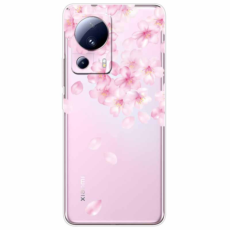 For Xiaomi 13 Lite 5G Case 13Lite Clear TPU Soft Lovely Cats Silicone Print Cover for Xiaomi Mi 13 Lite Transparent Xiaomi13Lite