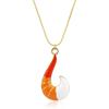 Fox Fantail Pendant Chain Necklace Cosplay Anime Jewelry Accessory