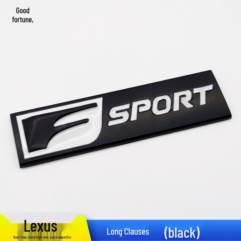 Compatible with Lexus IS200T, RX, ES, NX, CT200; features FSPORT logo and rear emblem.
