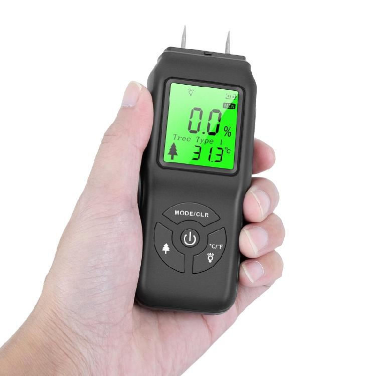 Wood Humidity Detector with LCD Display for Homeowners Professionals Lightweight