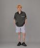 Seinteukeulu Wrinkle Pocket Short Sleeve Denim Anorak Wpa-415 Gray Black