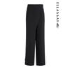 ELLASSAY Women's Asymmetrical Drape Acetate Blend Trousers