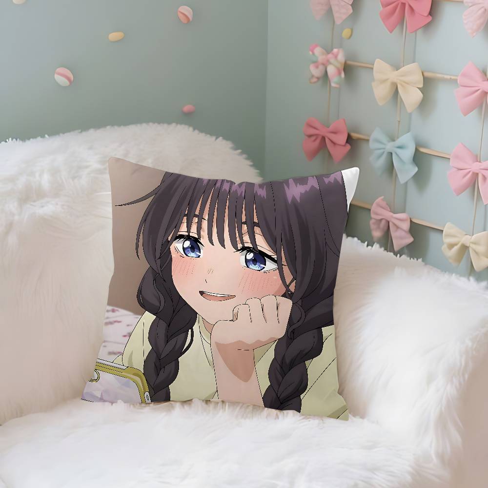 Kawaiiwaguri Anime KaorukoS Case Plush Fabric Soft Pillowcase Double Sided Print Cushion Cover Household Gifts