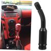 iplusmile Gear Rod Accessories Universal Shifter Extension Shift Lever Extension Gear Shift Extension Car Shifter Extension Aluminum Alloy Black