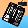 Stainless Steel BBQ Grilling Tool Set for Outdoor Cooking