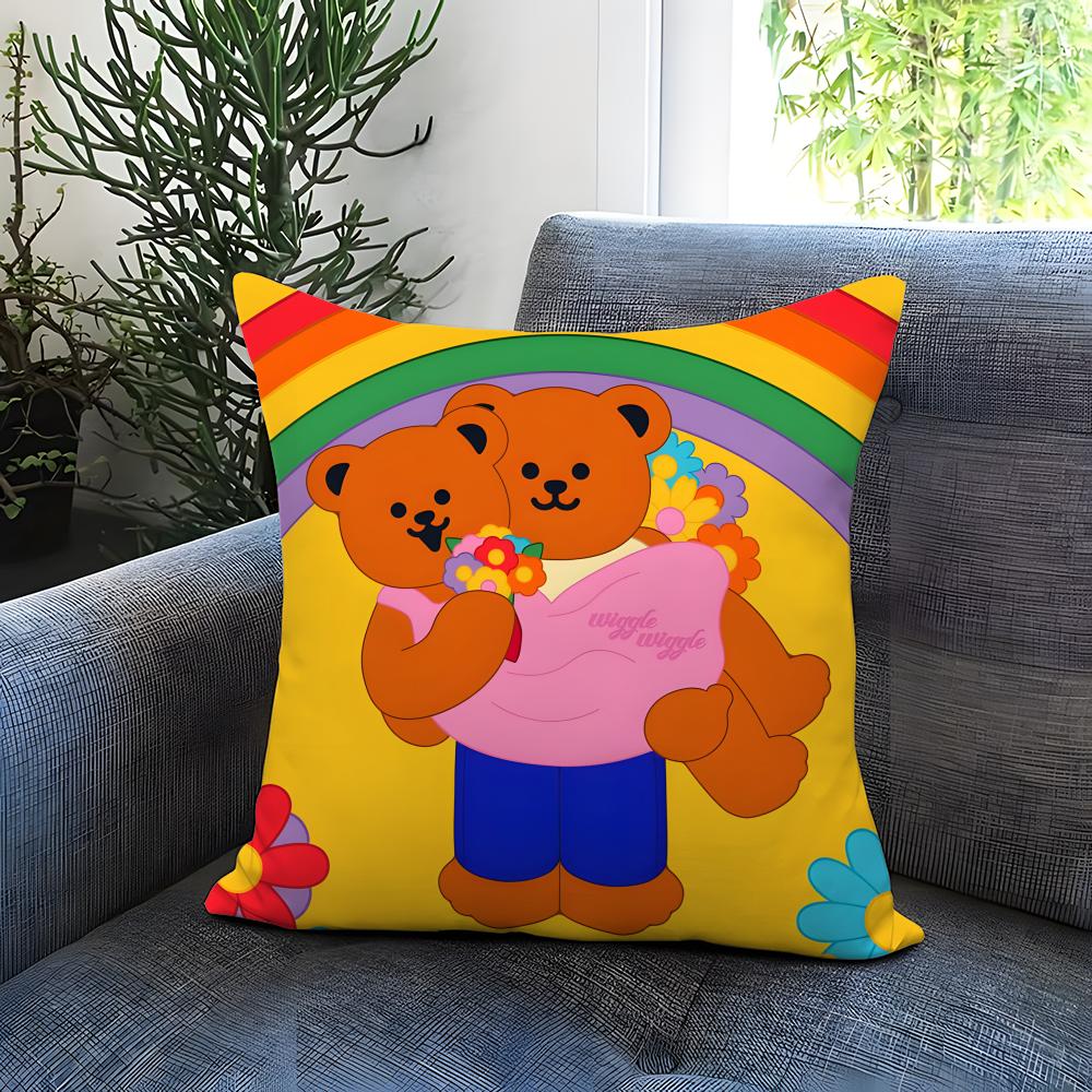 Hot W-WWiggle Wiggle Cushion Cover Comfortable Reversible Pillow Cover Ideal for Car Sofa Bedroom & Beyond