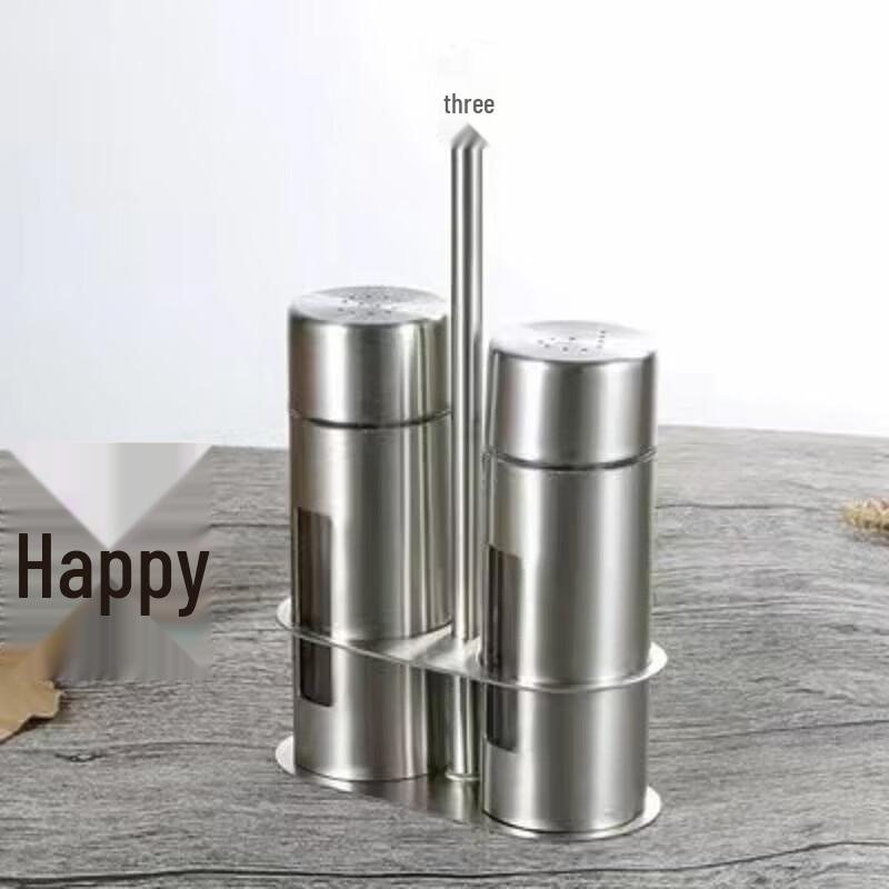 Chui Shan Hai 304 Stainless Steel Seasoning Bottle Set