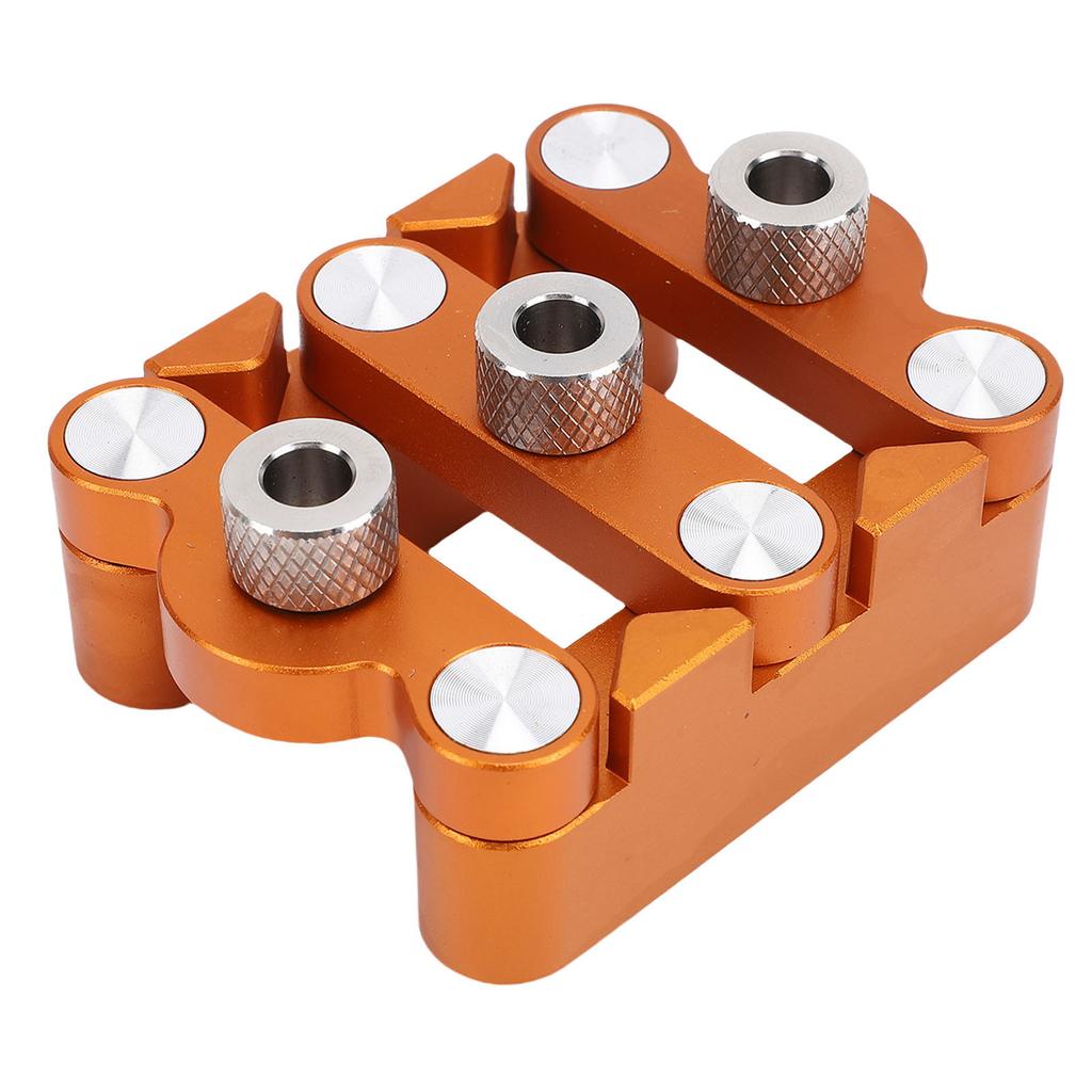 Wood Joint Punch Locator Woodworking Center Drilling Positioner Aluminum Alloy 6810mm Self