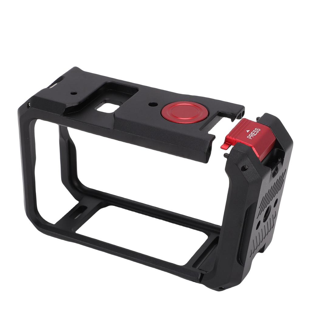 Metal Cage Fit for DJI Action 6 Camera Aluminum Alloy Action Camera Protective Expansion Frame with 1 4 Inch Thread and