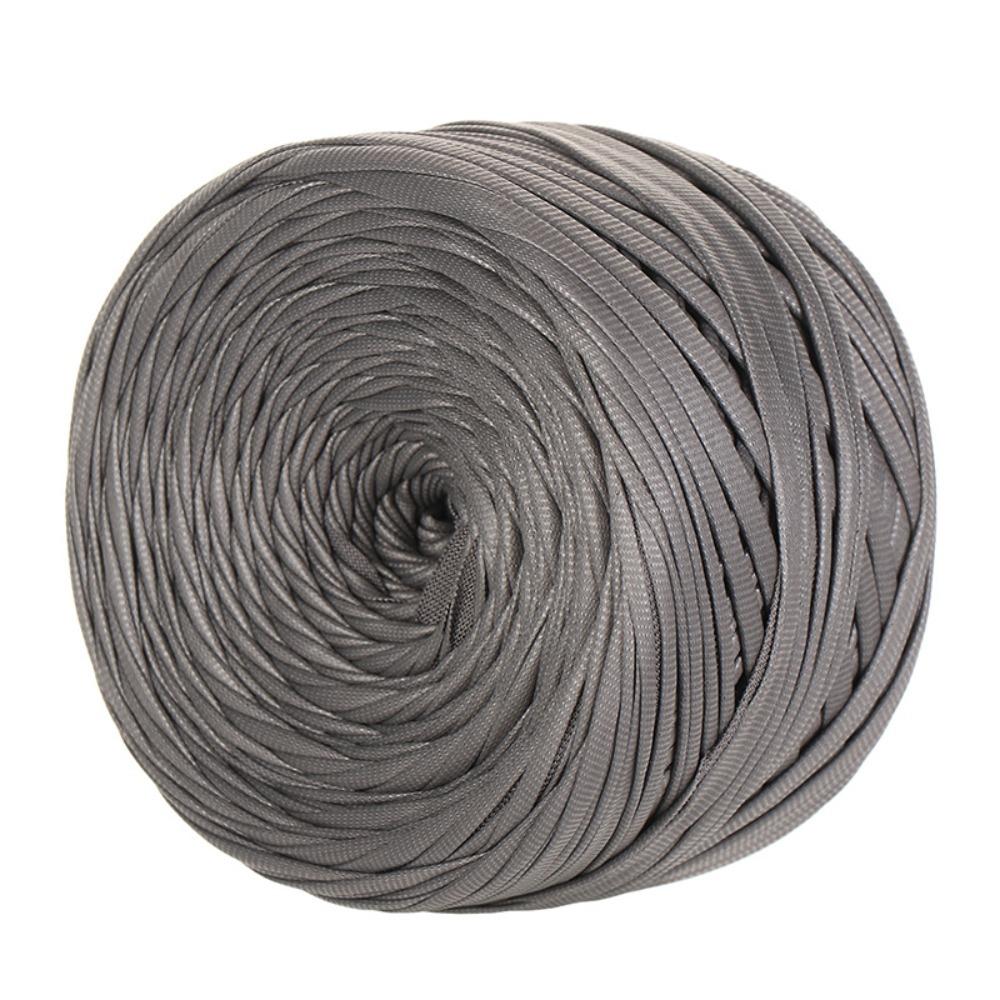 200g/Roll Nappa Matte Faux Leather Yarn Woven Yarn Solid Color Crocheting Thread Yarn Faux Leather Material Crafts Yarn