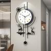 2026 Modern Minimalist Wall Clock High-End Decorative Silent Wall Clock Creative Household Wall Mounted Clock for Living Room