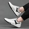Golf Sneakers for Men, Fashionable and Comfortable. Golf Sneakers for Men, White and Black, Casual Walking Shoes