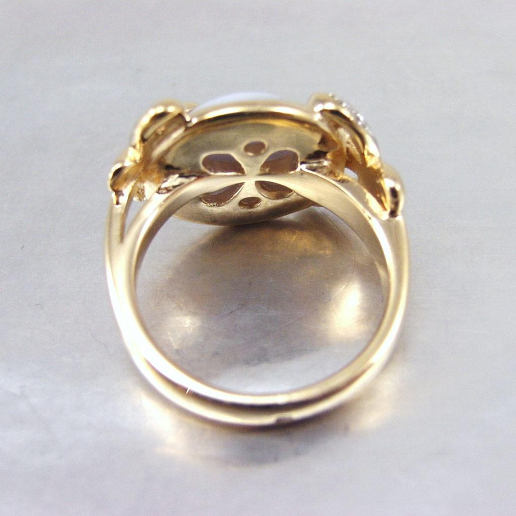 Purple Gold 'Butterfly Light' Ring
