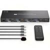 8K@60 KVM Switch: 2 HDMI Inputs, 1 DP Input, 1 Type-C Input, 1 HDMI Output, USB 3.0.