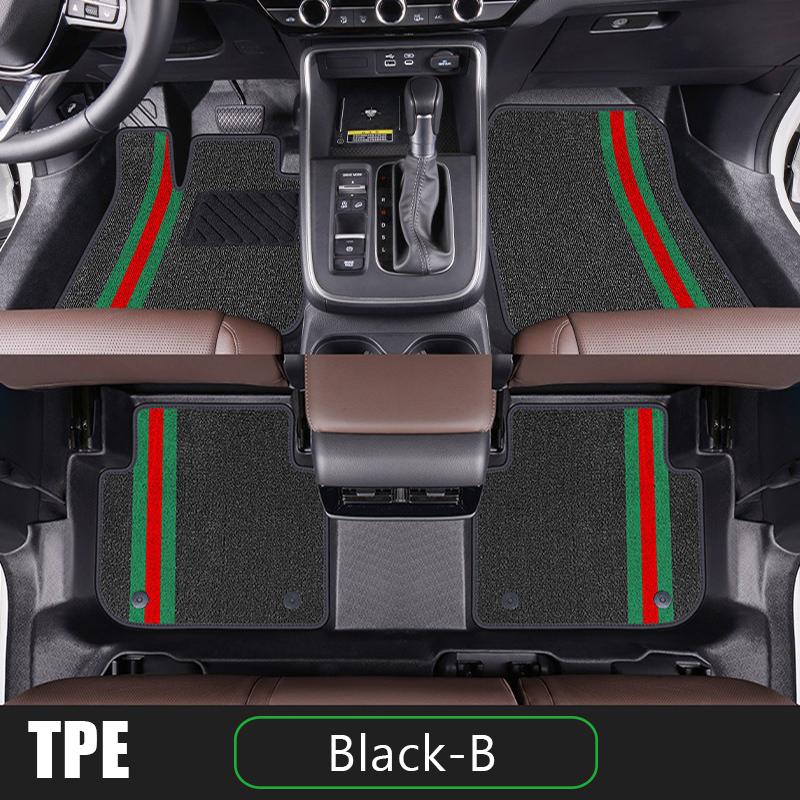 TPE Car Floor Mat For Honda Civic 2012-2016,2016-2025,2025-2025 Wear-resistant Custom Carpet Floor interior Decor Styling Ideas