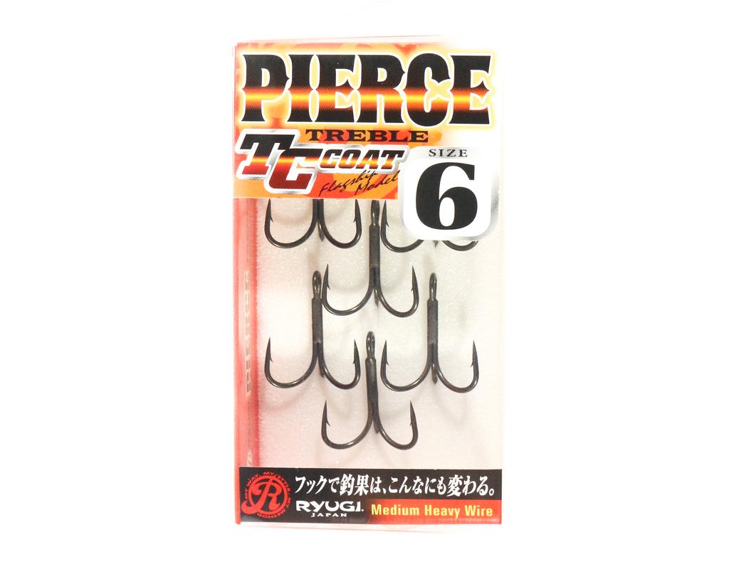 Ryugi HPT044 Pierce Medium Heavy Treble Hooks Size 6 (1680)