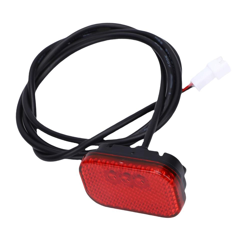 Red Scooter LED Tail Light Cycling Tail Light for Kukirin G2 Pro DB Electric Scooter Night Riding