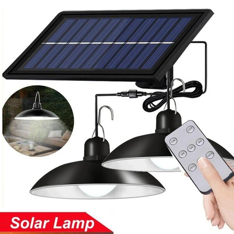Solar-powered Pendant Light, Outdoor Waterproof LED Remote-controlled Light, Multi-purpose Lighting Fixture