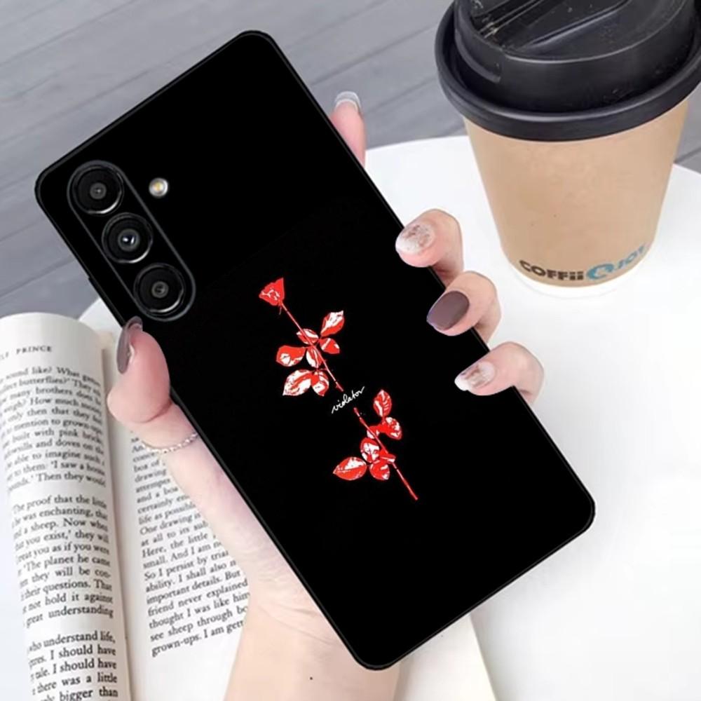 

D-DepecheD band M-ModeS Phone Case For Samsung S 25,24,21,22,23,30,20,Ultra,Plus,Fe,Lite,Note,10,9,5G Black Soft Samsung S21Ultra