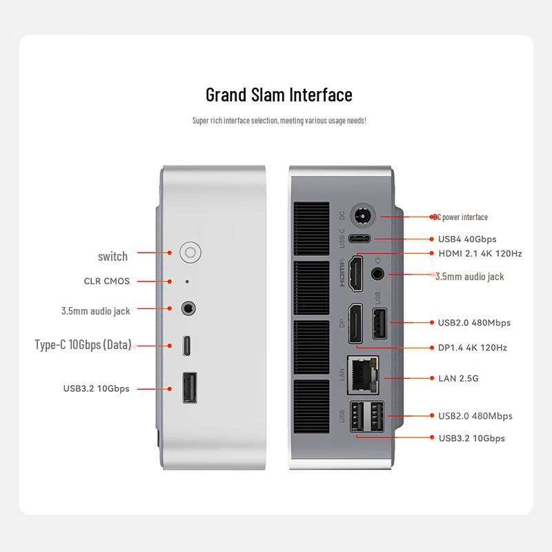 Beelink SER8 Mini PC with AMD Ryzen 7 8745HS (CN version)