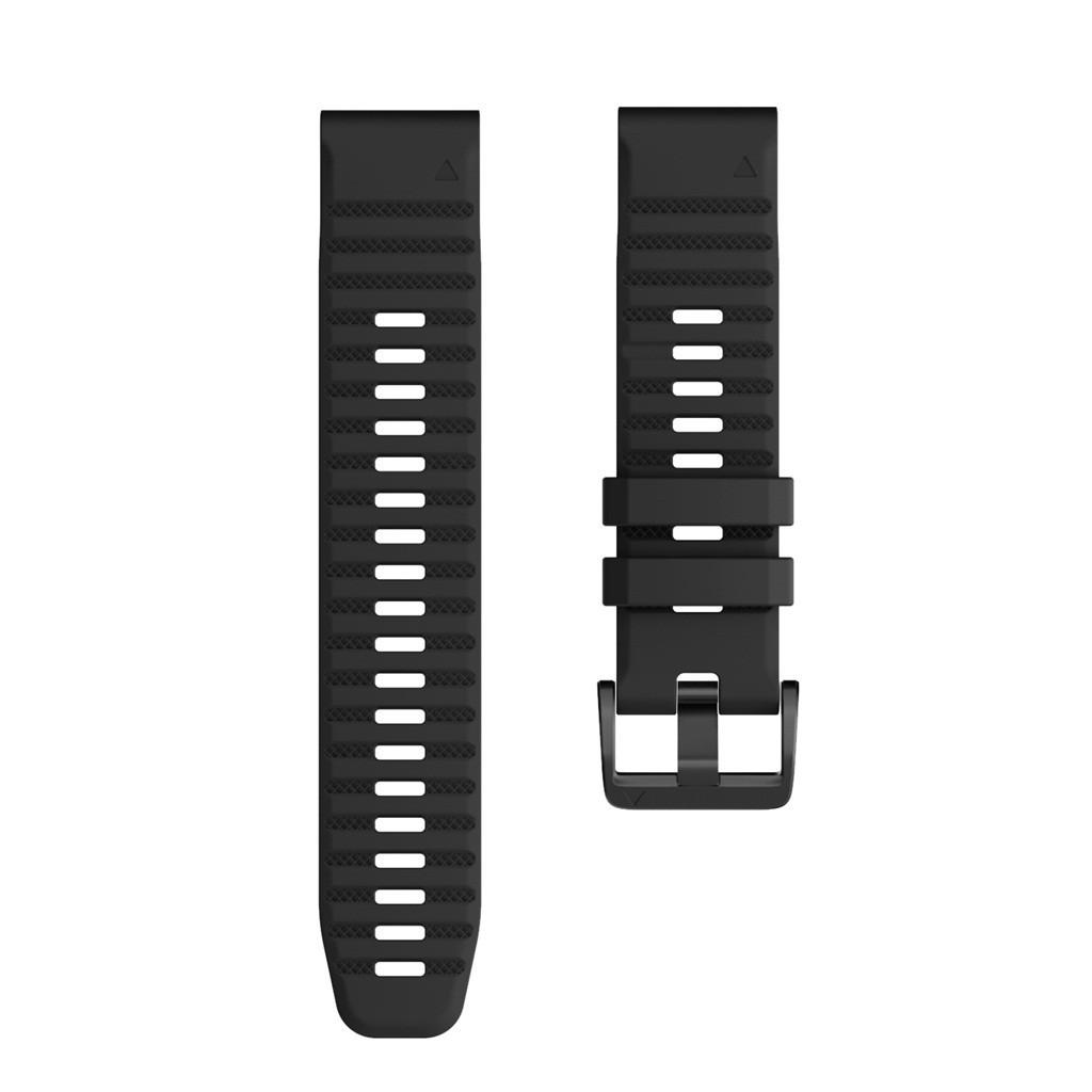 Silikon-Schnellverschluss-Uhrenarmband für Garmin Fenix 6, 6x, 5 und Fenix 3 (22mm/26mm)