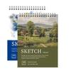 Portable Coil Sketchbook Perforated Pages Sketching Notebook  Crayon Drawing