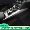 Pour Honda Accord X 10ème 2018 Voiture Hybride Panneau de Commande de Levier de Vitesse de Console Centrale Garniture des Deux Côtés Accessoire