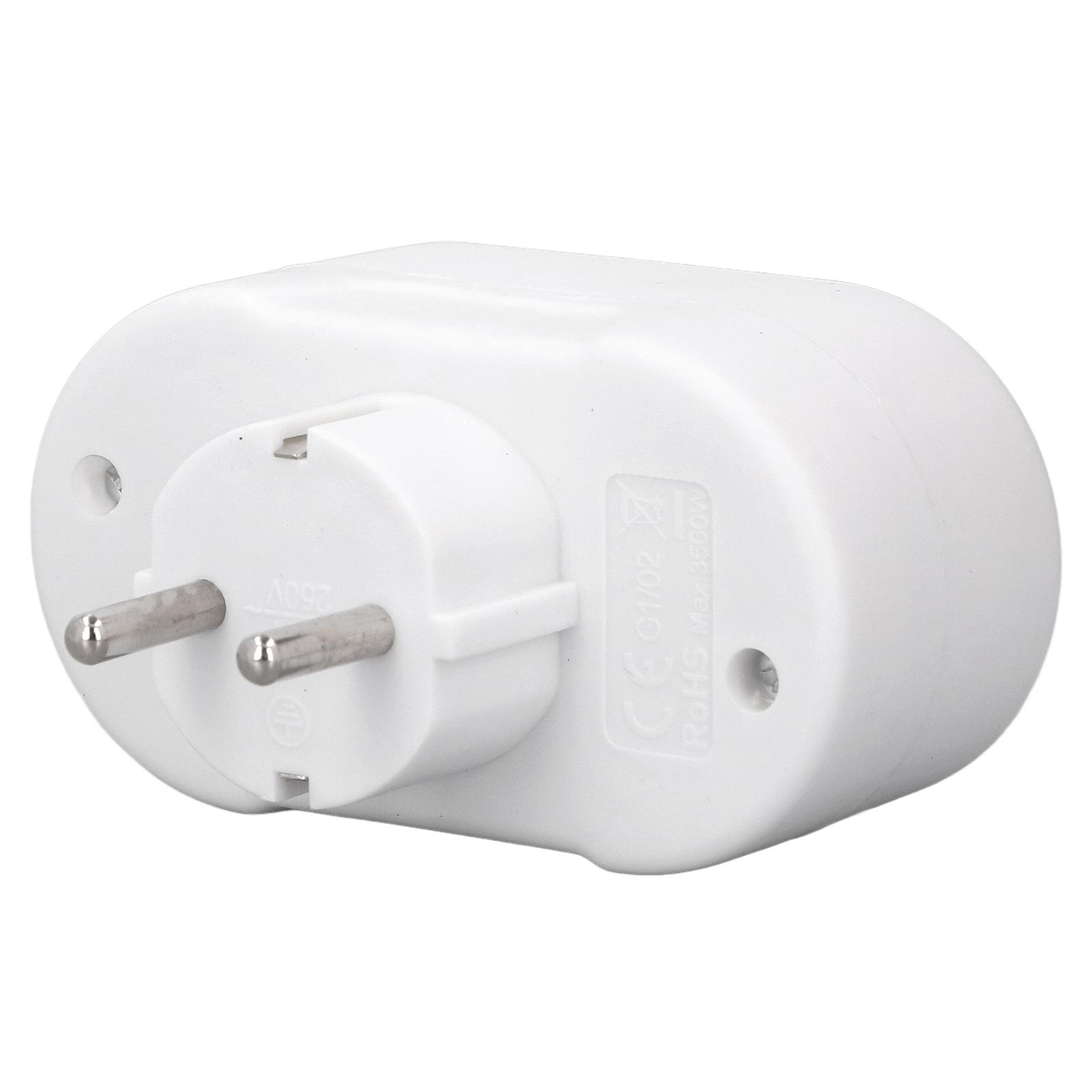 

Стандартная розетка Преобразователь мощности Экономия места Водонепроницаемый 2-контактный Адаптер розетки европейского стандарта 16А