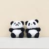 Adorable Plush Panda Keychain Cute Stuffed Animal Accessory For Bags And Keys