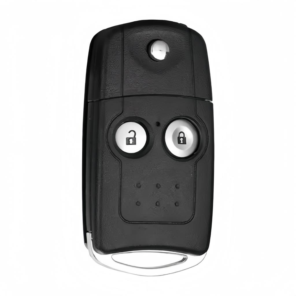 Xjmynb For Honda Acura Civic Dio Accord Jazz Odyssey Crv Hrv 2/3/4 Buttons Replacement Flip Remote Car Key Shell Case Housing