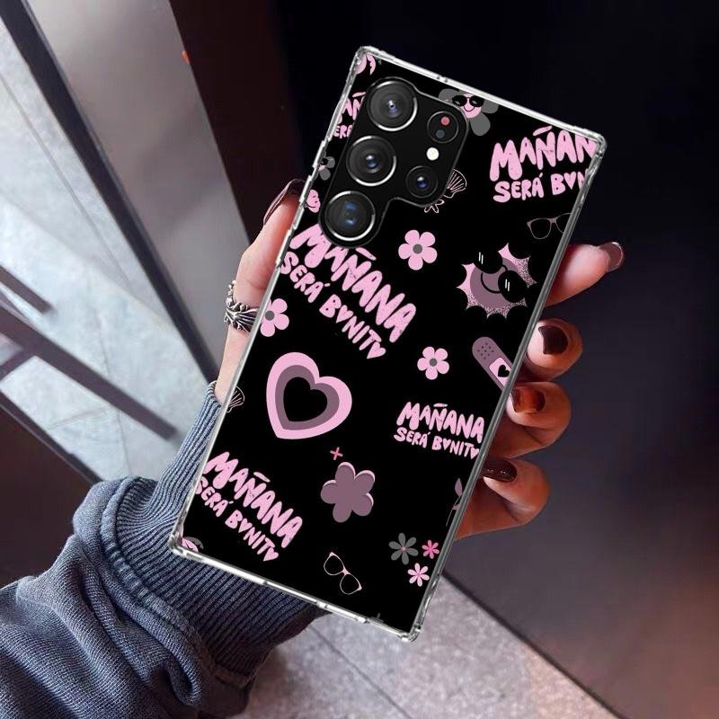 Karolg M-Manana Sera B-Bonito Phone Case For Samsung Galaxy S26 S25 Edge S24 S23 Ultra S22 Plus S21 S20 FE Soft TPU Back Cover F
