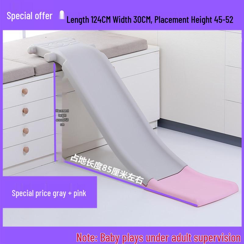 Compact Indoor Toddler Slide: Convertible Sofa or Bedside Toy for Small Spaces