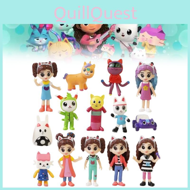 Pvc Gabbys Dollhouse Action Figures Model Toy Desktop Decoration Anime Gift