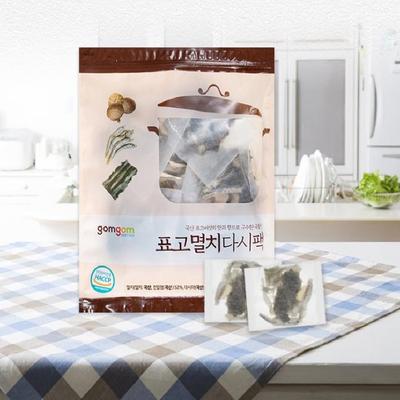 Gomgom Shiitake-Sardellen-Suppenbrühe, koreanischer Teebeutel, 15 g, 20 Stück