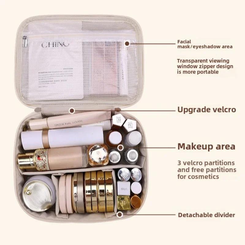 Women's Cosmetic Bag Large Capacity Makeup Pouch Travel Toiletry Case Beauty Essentials Organizer
