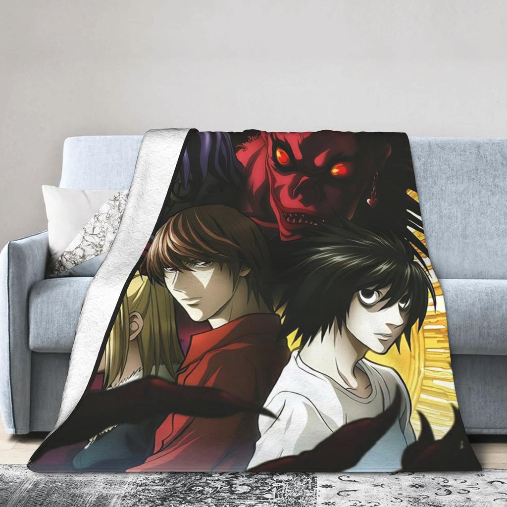 Death notes  Blanket Quality Super Soft  Bedding Throws Winter Students Couch Chair Comfortable Bedspread