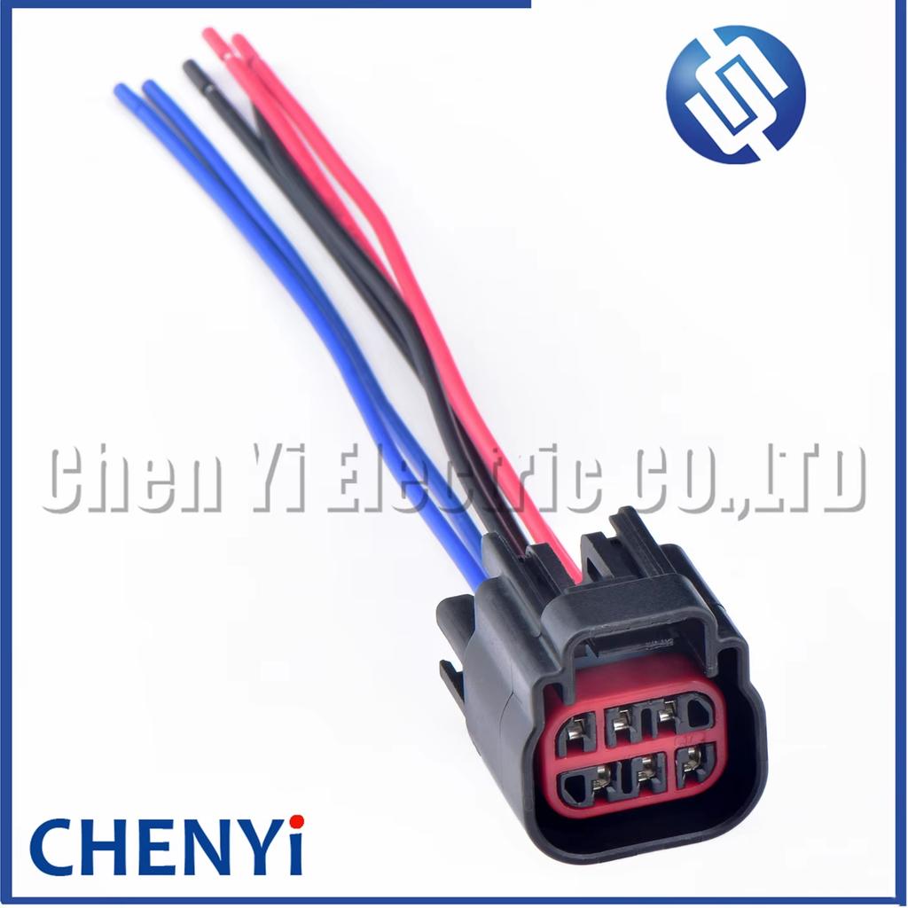 6 Pin Automotive Waterproof Connector Rear Tail Light Plug Taillight Wiring Harness Plug E-5651 For Jaguar Land Rover Ford