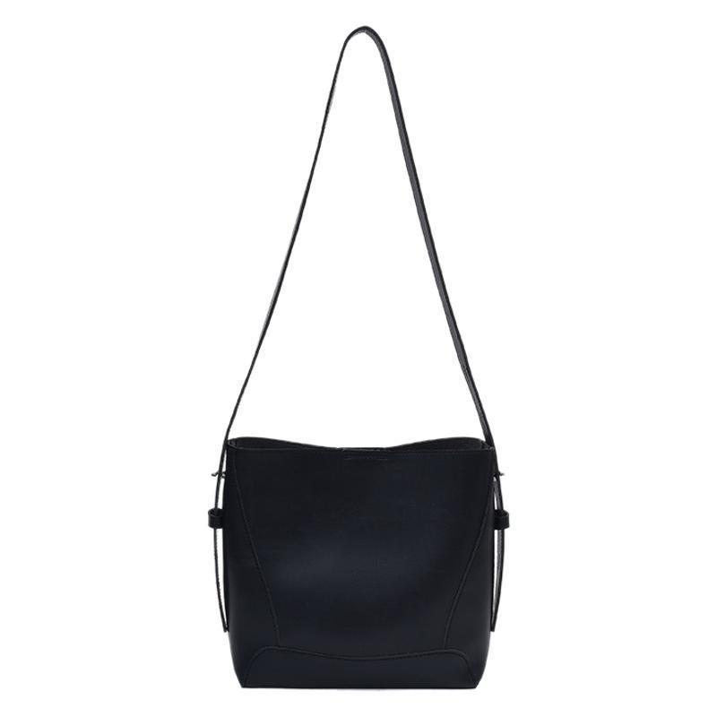 Fashion women's bags new high-end large-capacity bucket bags niche design single shoulder crossbody armpit bags