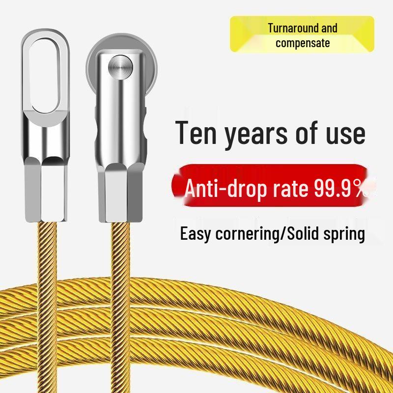 Elektriker Drahtzieher: Stahlfeder-Einziehband für verdeckte Glasfaserkabel mit Flachkopf