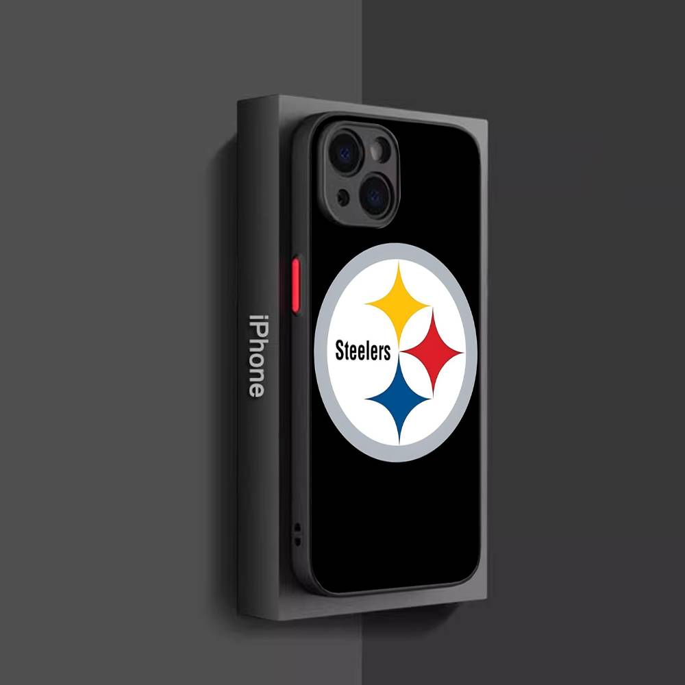 

P-Pittsburghs Club-S-Steelers Phone Case for iPhone 16 15 14 11 12 13 Pro Max X XS Translucent Matte Cover iphone 16