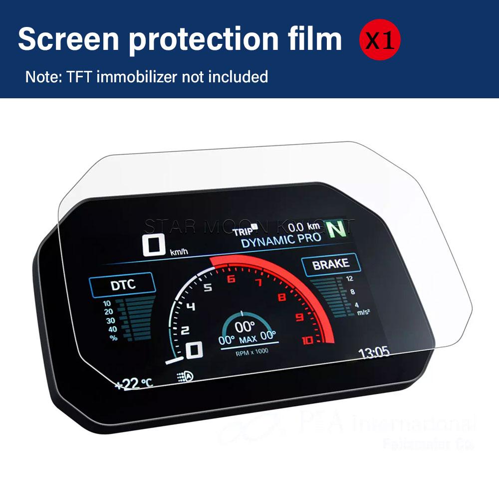 

Для BMW F 900 GS F900GS 2023 2024 2025 Защита от кражи TFT F900 GS Аксессуары Кокпит Защитная пленка для экрана TFT