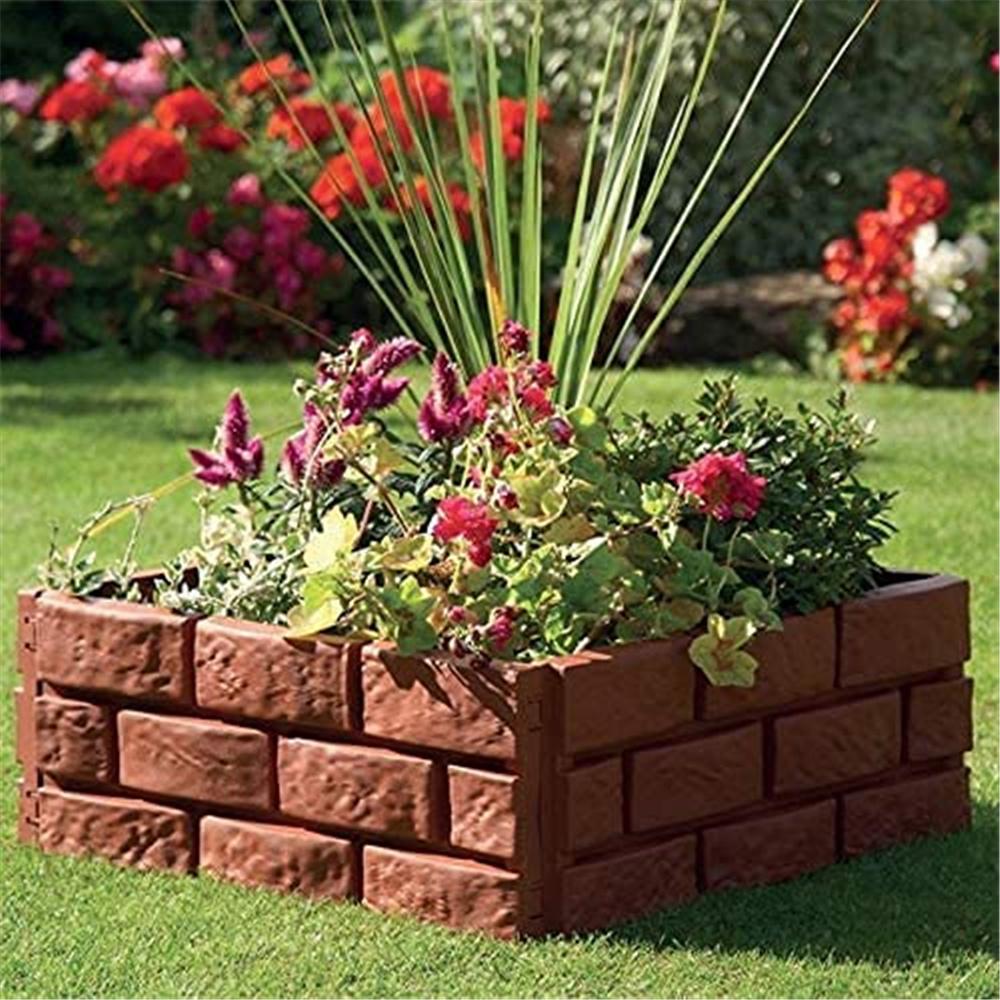 Garden Plastic Fence Edging Decorative Picket Outdoor Barrier Flower Pet Fences Outdoor Home Garden Landscape Plant Lawn Fence