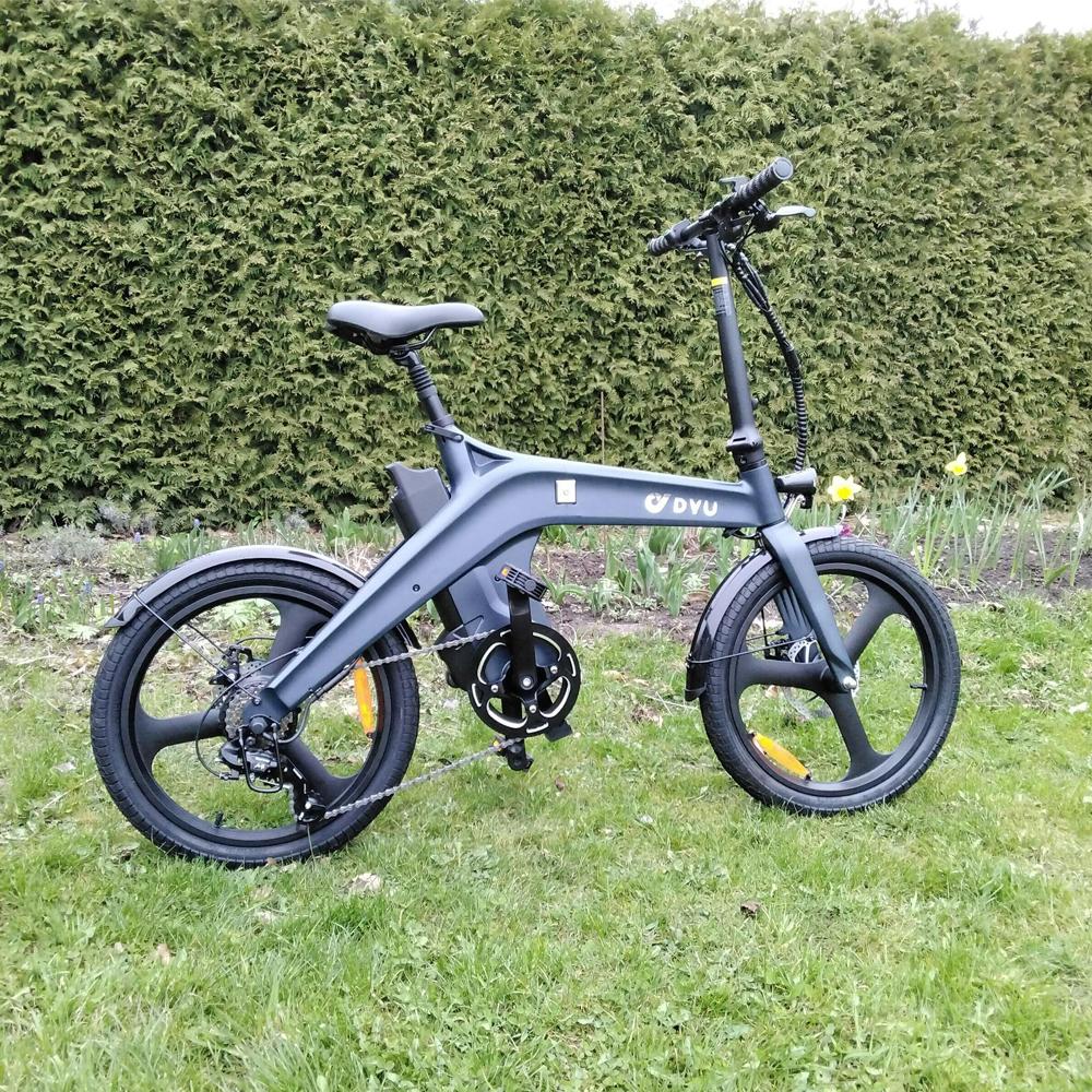 Elektrofahrrad DYU T1 20" 250W Motor 36V 10AH Maximale Reichweite 60KM Höchstgeschwindigkeit 25Km/h Zuladung 120KG Blau