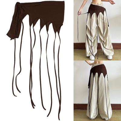 Long Tassel Hip-hop Scarf Streetwear Waistband Jeans Pants Decor Jazz Dance Scarf