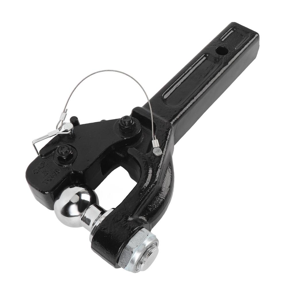 Deichselhaken mit 2-Zoll-Anhängerkupplungskugel 16000 lbs 15 Zoll Länge Receiver-Mount-Kombination Anhängerkupplung für Auto SUV Pickup