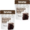 Set of 2 Bruno Snaks Crispy Brownies, Chocolate, Gluten-Free, Preservative-Free