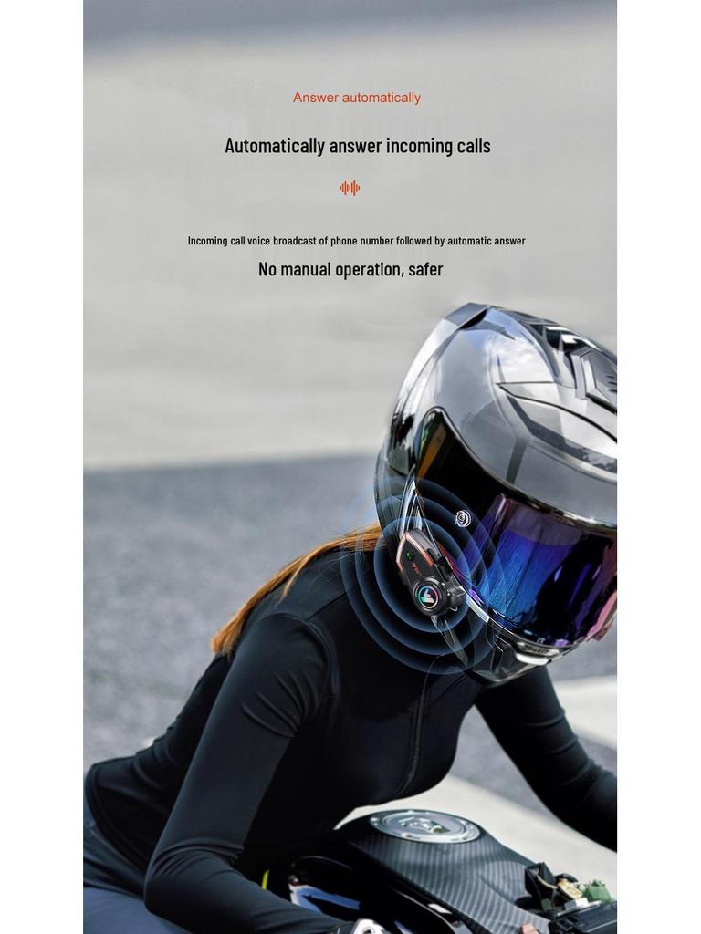 Y80 Bluetooth Helmet Intercom Headset