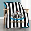 Newcastle 3 Customize Text Blanket Gift Customizable Blanket Soft & Cozy Suitable for Couch Living Room Livingroom Nap All-Season Use